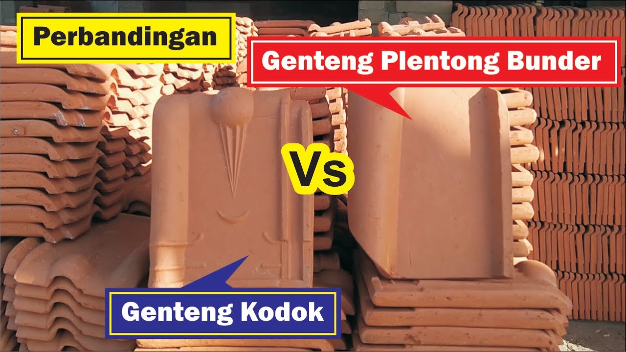 Perbandingan Genteng Plentong  Bunder dengan Genteng Kodok