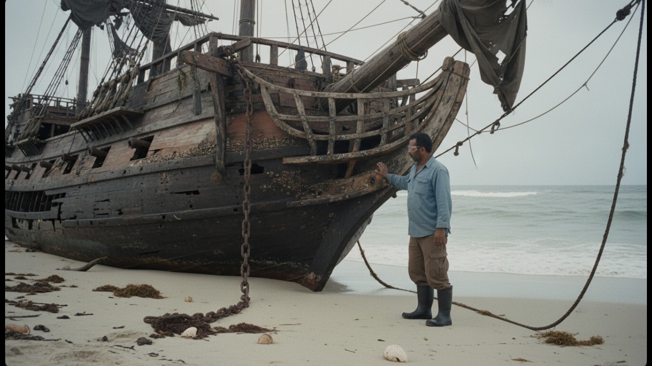 Lost for 100 Years (ASMR) Full Restoration of a Caribbean Pirate Sailing Ship from a Deserted Island