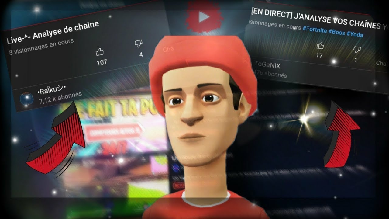 Je Vais sur des Lives ANALYSE DE CHAINE - (Critique positif , négative ...)