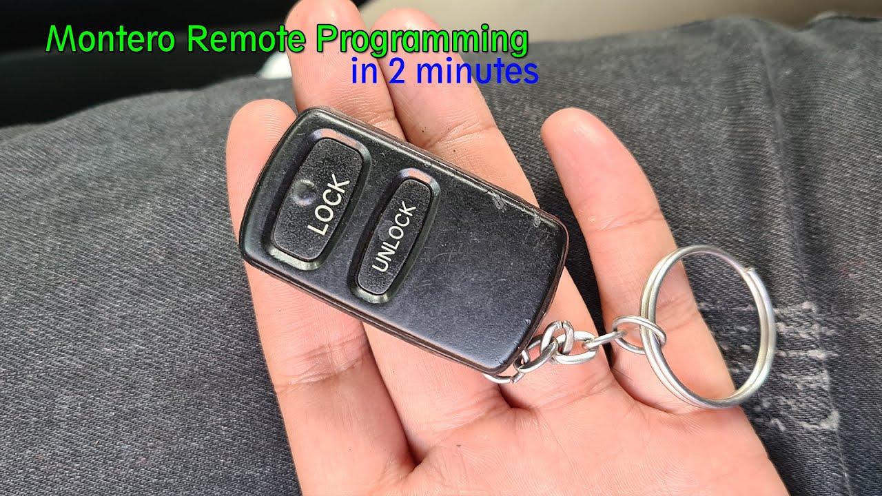 Mitsubishi Montero Remote Matching