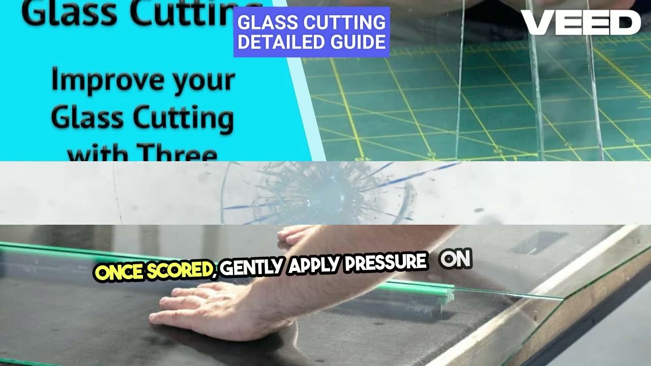 MASTERING GLASS CUTTING GUIDE SAFE TECHNIQUES! CLICK SUBSCRIBE! 👍THANK YOU!  @jdtube1000