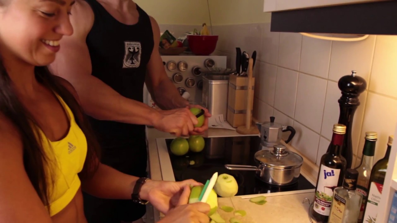 Erfrischender Nachtisch: Apfelmuß Crunch!