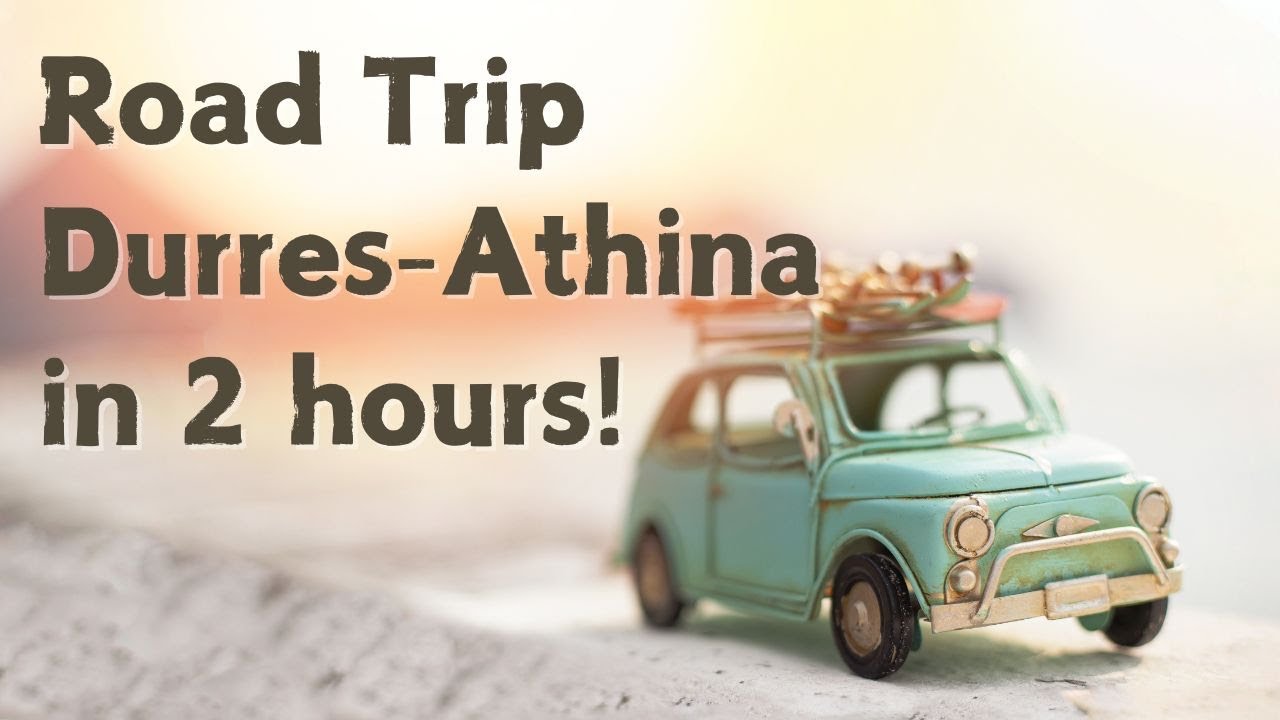 High-Speed Driving from Durres 🇦🇱 to Athens 🇬🇷 | x3 Speed | 4K Real-Time 🚗