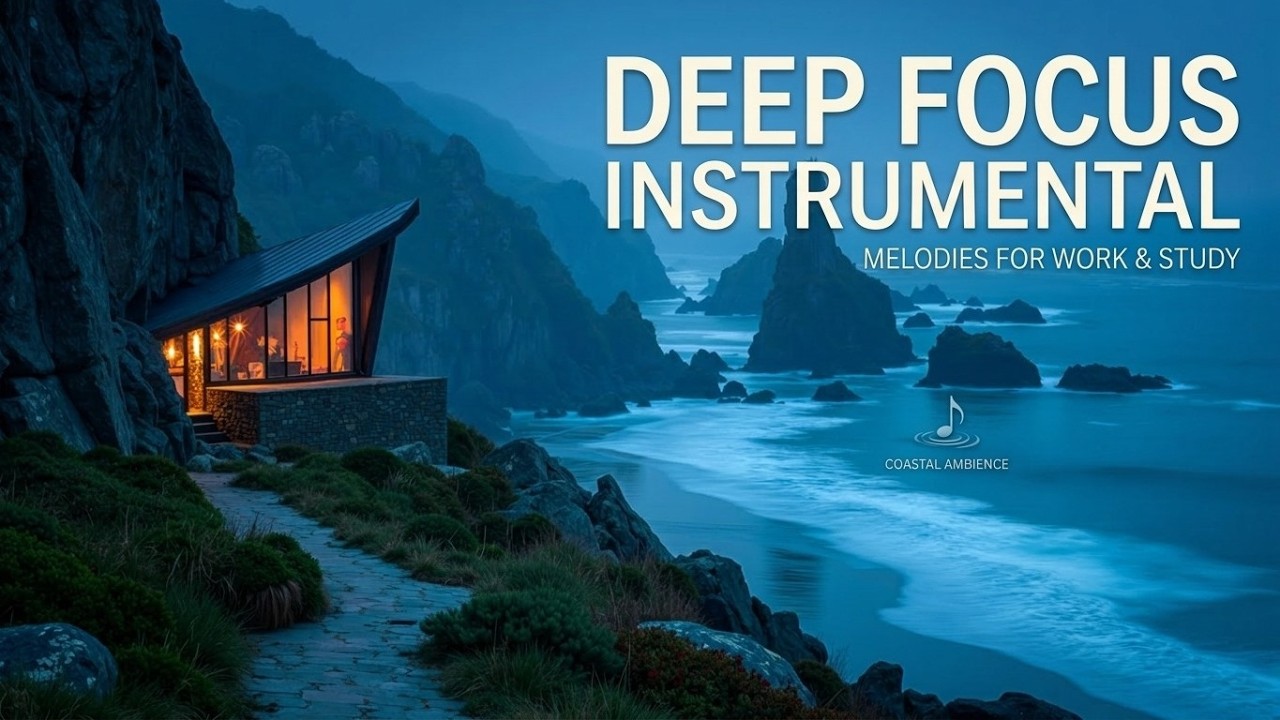 Instrumental Relaxing Beats | Ultimate Productivity & Ambient Focus for Mindful Work Flow