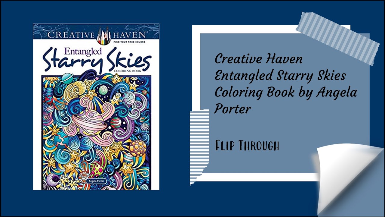 Creative Haven Entangled Starry Skies by Angela Porter | Flip Through
