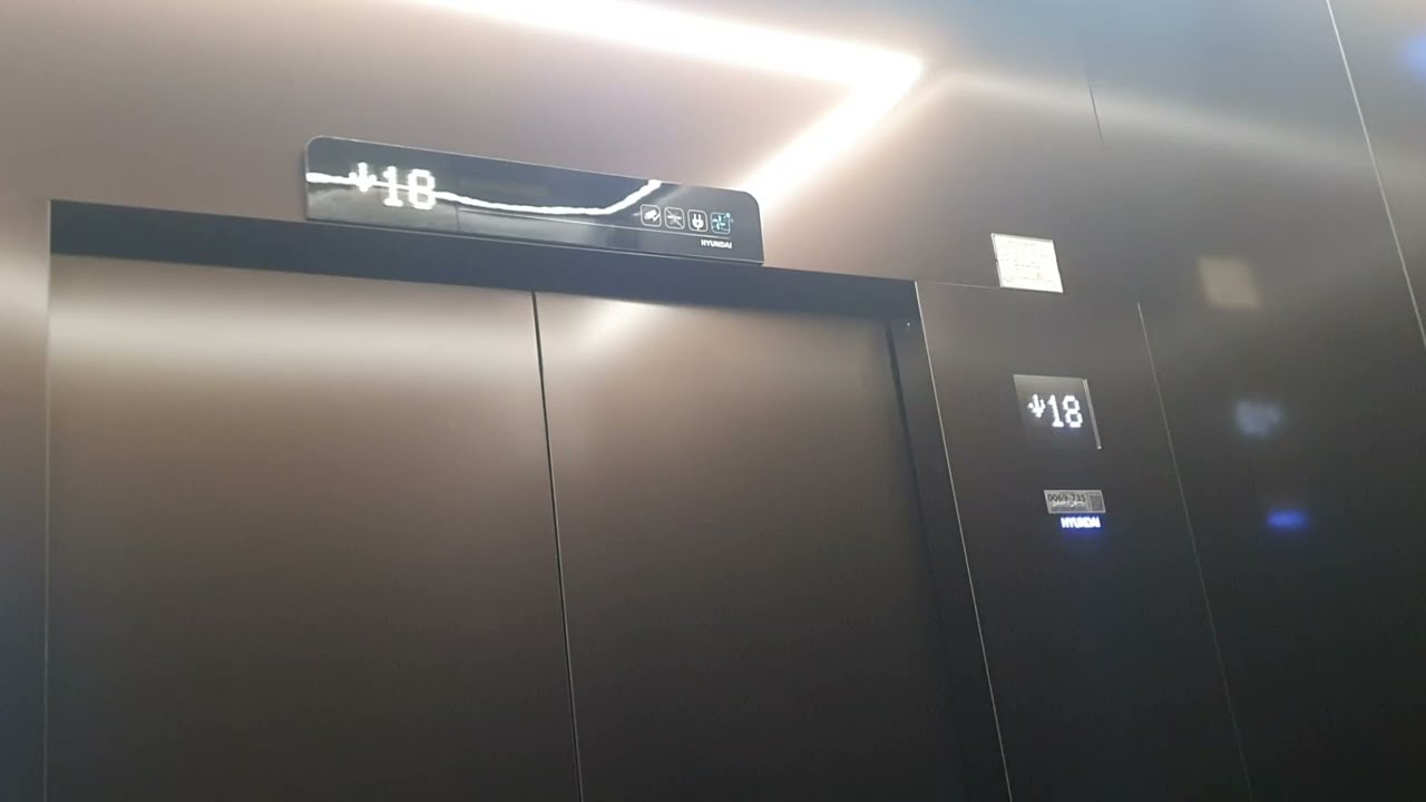 Hyundai High Speed Elevator at KG Tower(High, EVEN), Seoul Korea