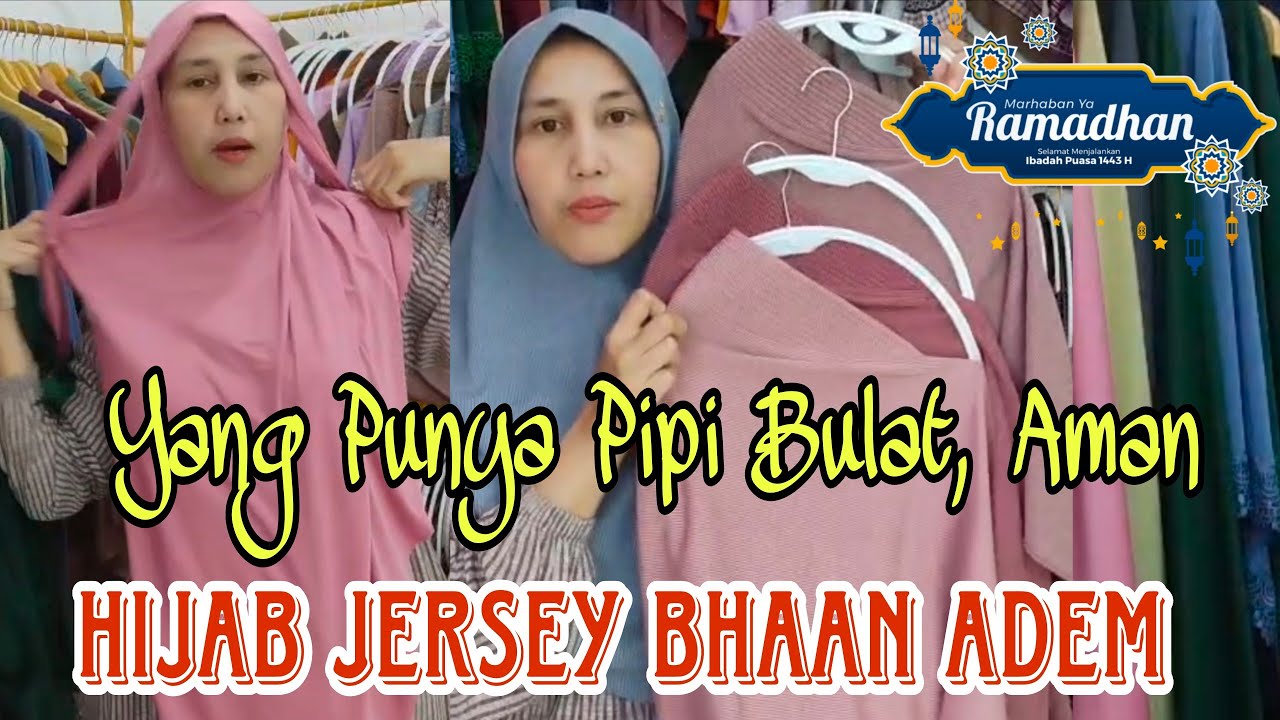 Koleksi Hijab Jersey Lebaran 2026 | Warna Cantik & Bahan Super Adem