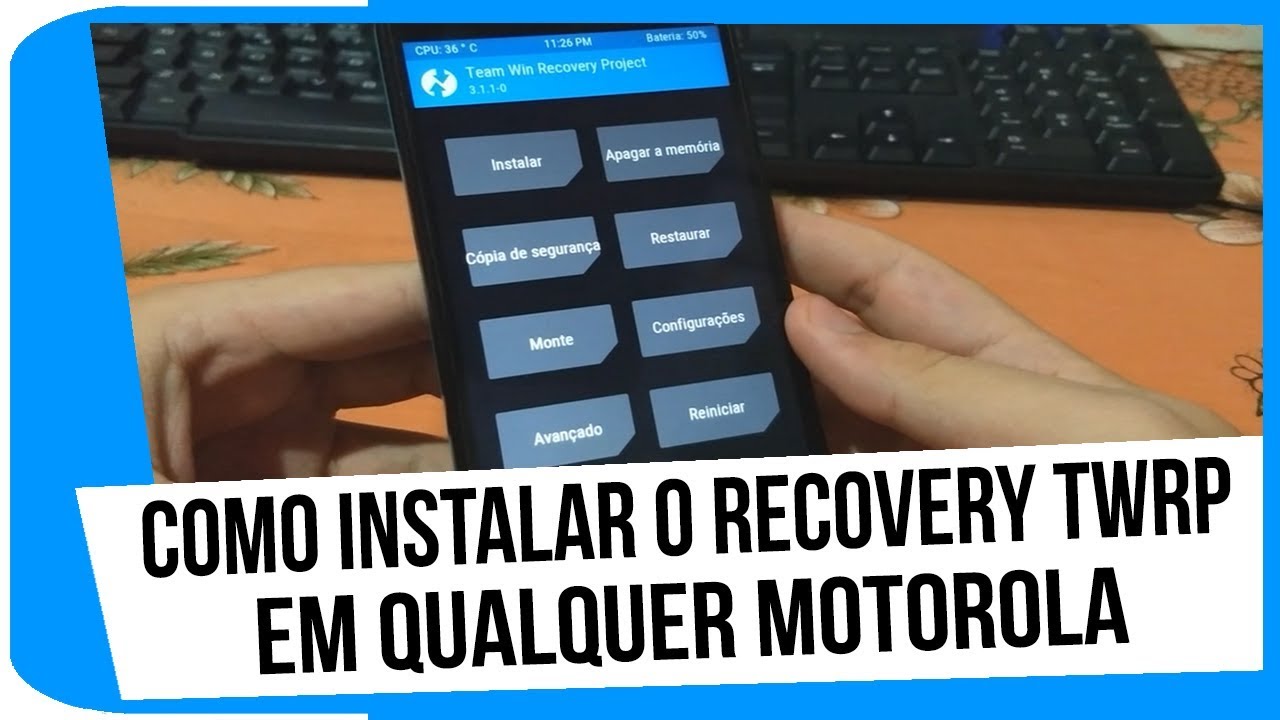 Como instalar o Recovery TWRP em QUALQUER Motorola