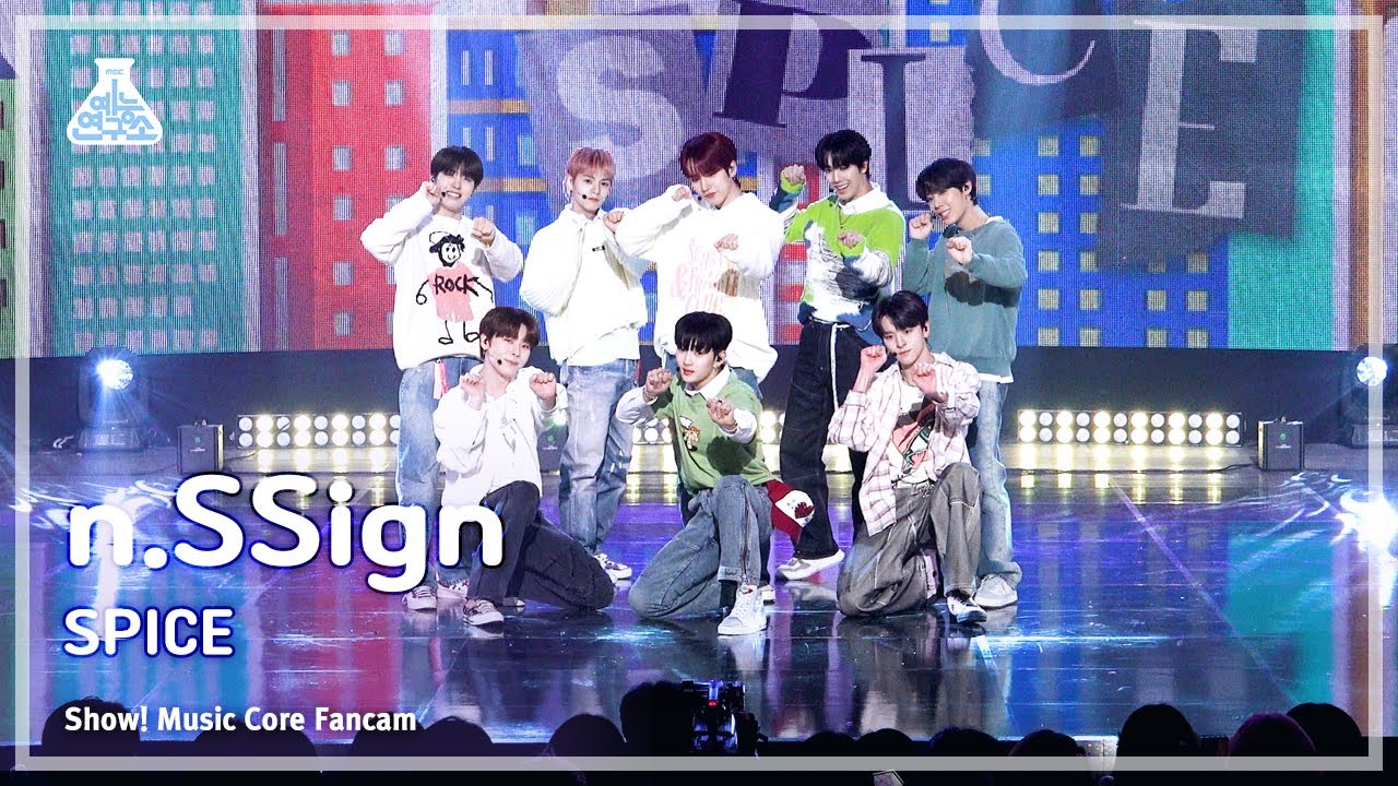 [예능연구소] n.SSign – SPICE(엔싸인 - 스파이스) FanCam | Show! MusicCore | MBC231021방송