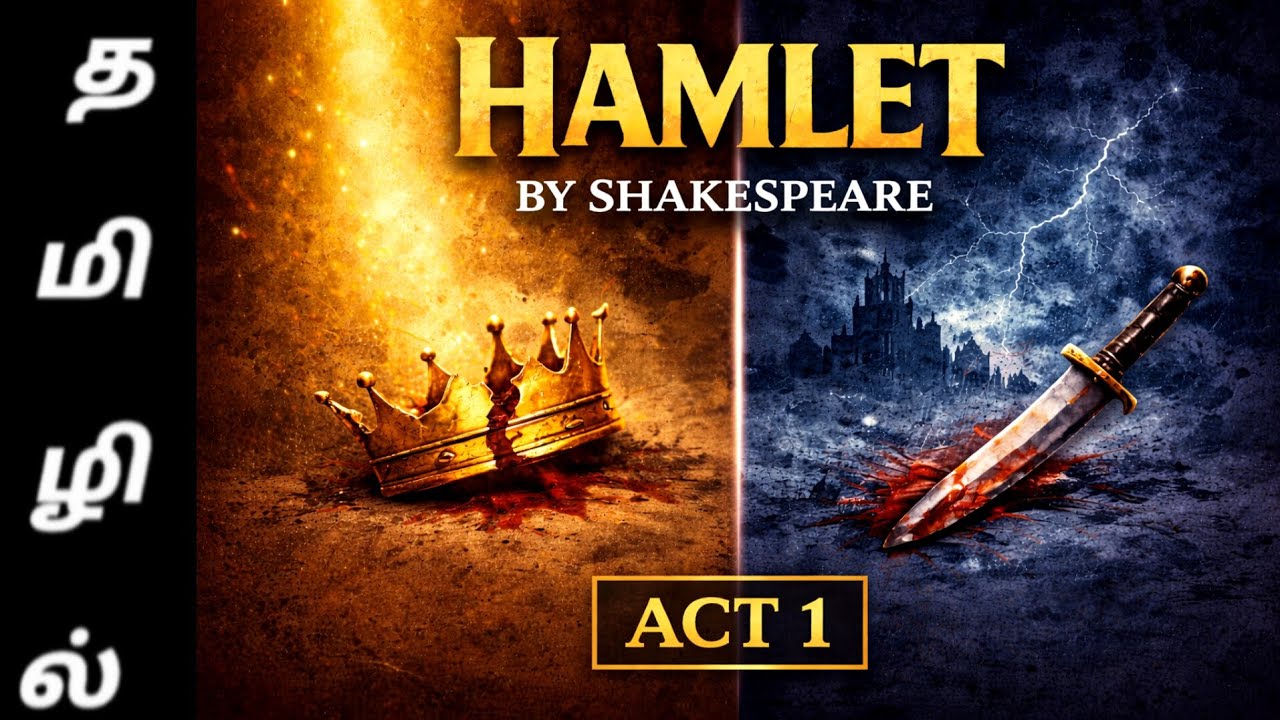 Hamlet Act - 1 Scene wise summary in tamil ❤️✨| By Shakespeare ✍️📚