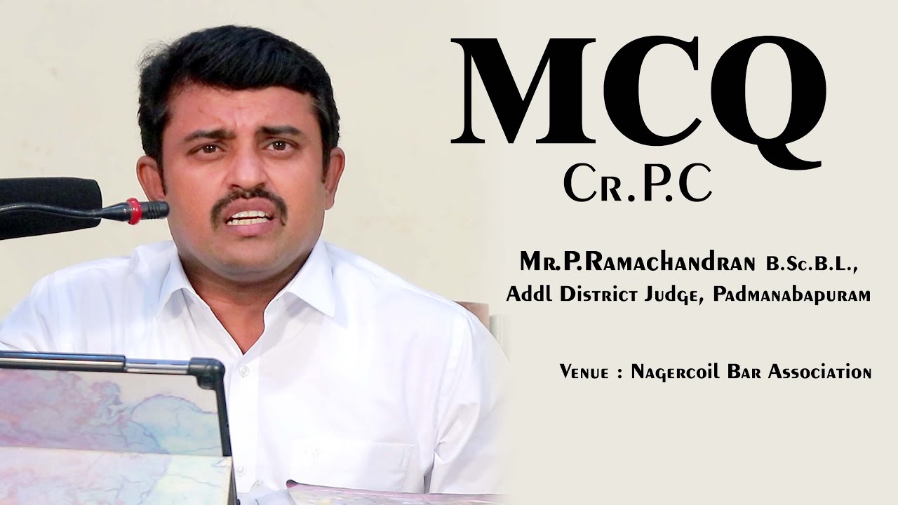 #judge | MCQ Judge Exams Preparation by Additional District Judge, Mr.P.Ramachandran B.Sc.B.L.,