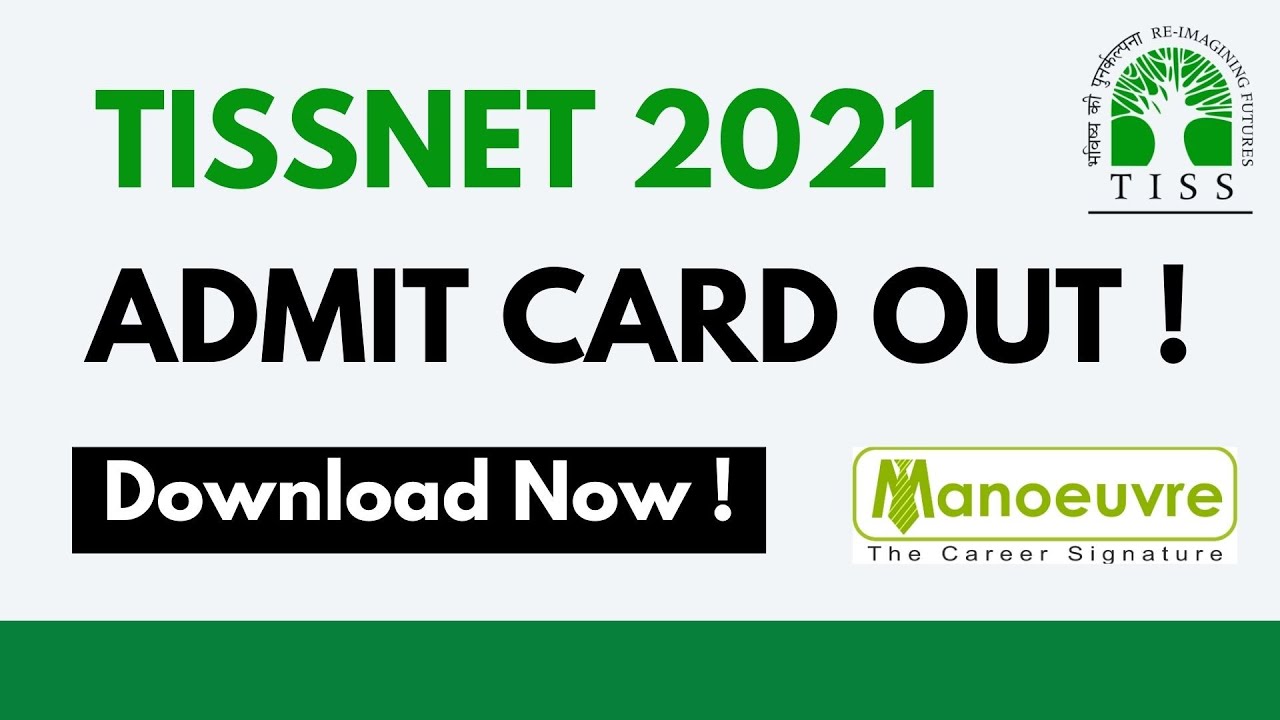 TISSNET 2021 - Admit Card Released | Download Now