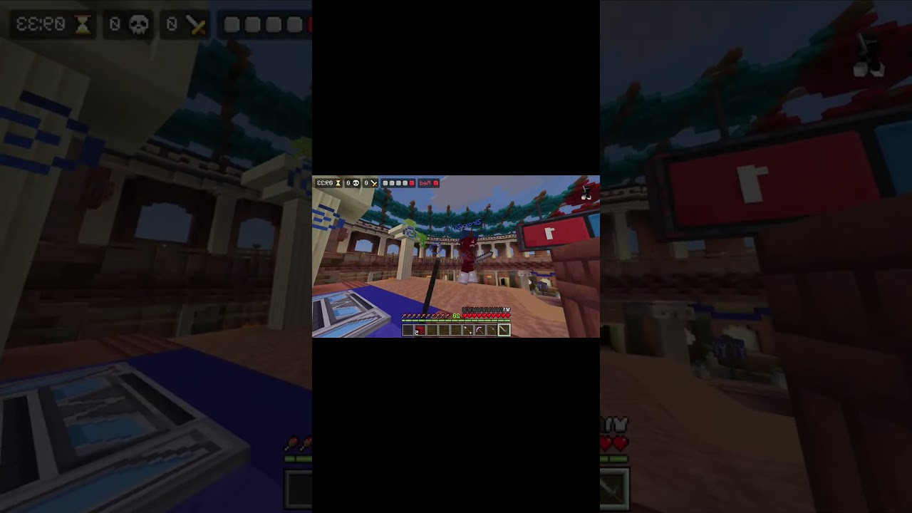 Minecraft combo on The Bridge 