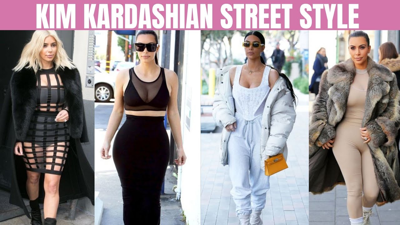 Kim Kardashian Street Style