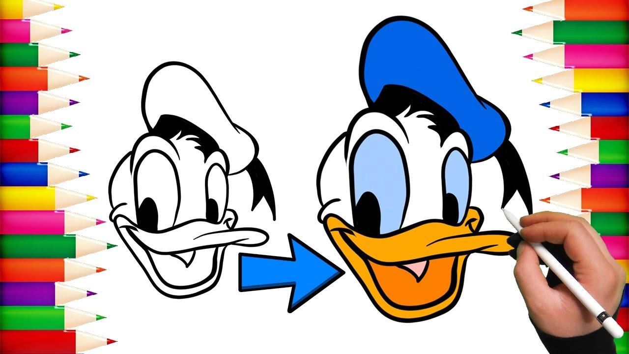 Kolay &lsquo;&rsquo;Donald Duck&rsquo;&rsquo; &Ccedil;izimi - Nasıl &Ccedil;izilir - İpad Pro - &Ccedil;OCUKLARA &Ouml;ZEL SERİ | KİDS #artofuss