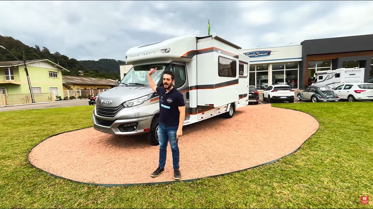 TOUR EXPLICADO PELO MOTORHOME IVECO SANTO INÁCIO 7.8 SI AUTOMÁTICO COM TETO PANORÂMICO - CARTEIRA B