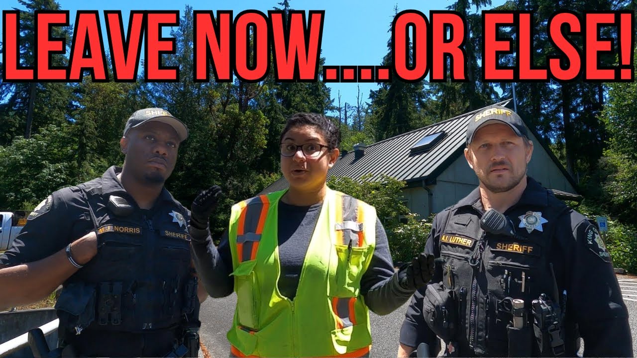 COUNTY EMPLOYEE CALLS POLICE - GETS EDUCATED!
