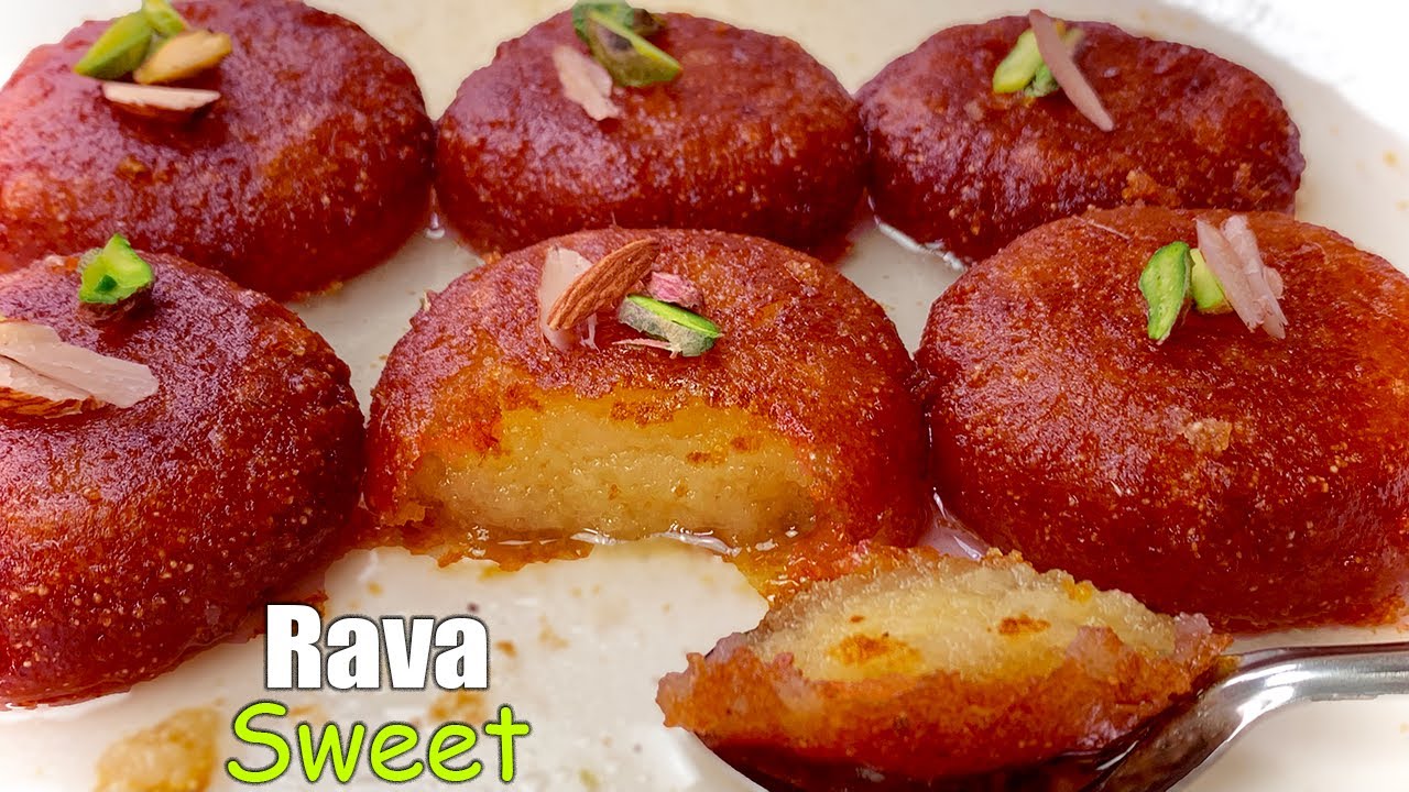 ரவை வைத்து வாயில் வைத்தவுடன் கரையும் ஜுஸியான ஸ்வீட்😋 | rava sweet |  Rasbora In Tamil | easy sweet