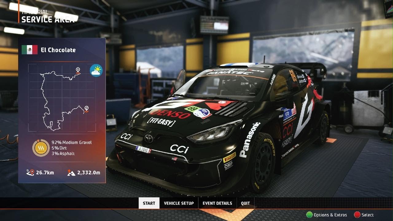 EA SPORTS WRC 🇲🇽El Chocolate Yaris Rally1 19:41.131