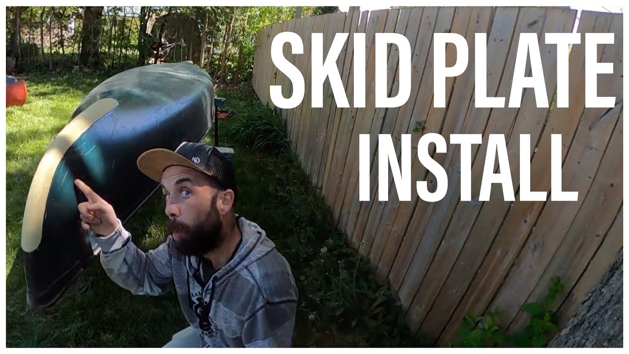 How to Install Skid Plates on a Canoe