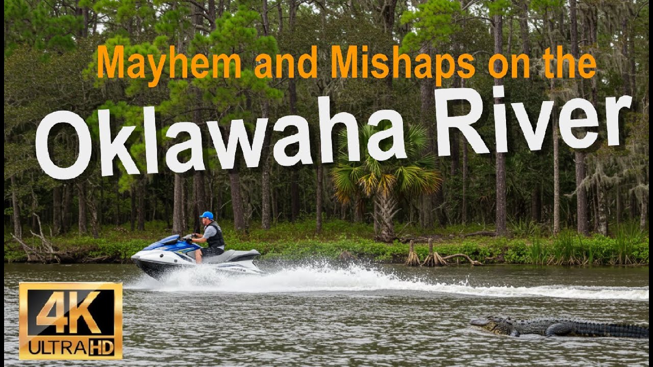 Jet Ski Blasting on the Oklawaha River | High-Speed Ride Through Florida’s Wild Side, 4K