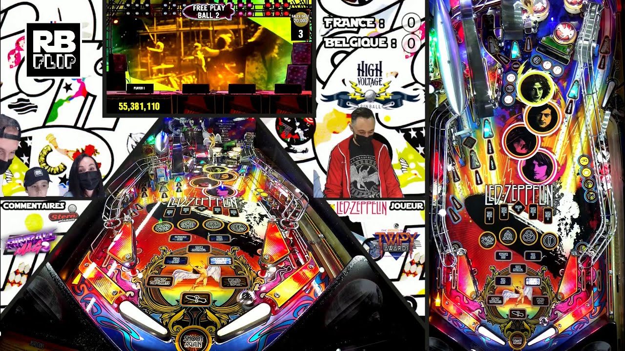 On découvre le Led Zeppelin Pro avec High Voltage Pinball.