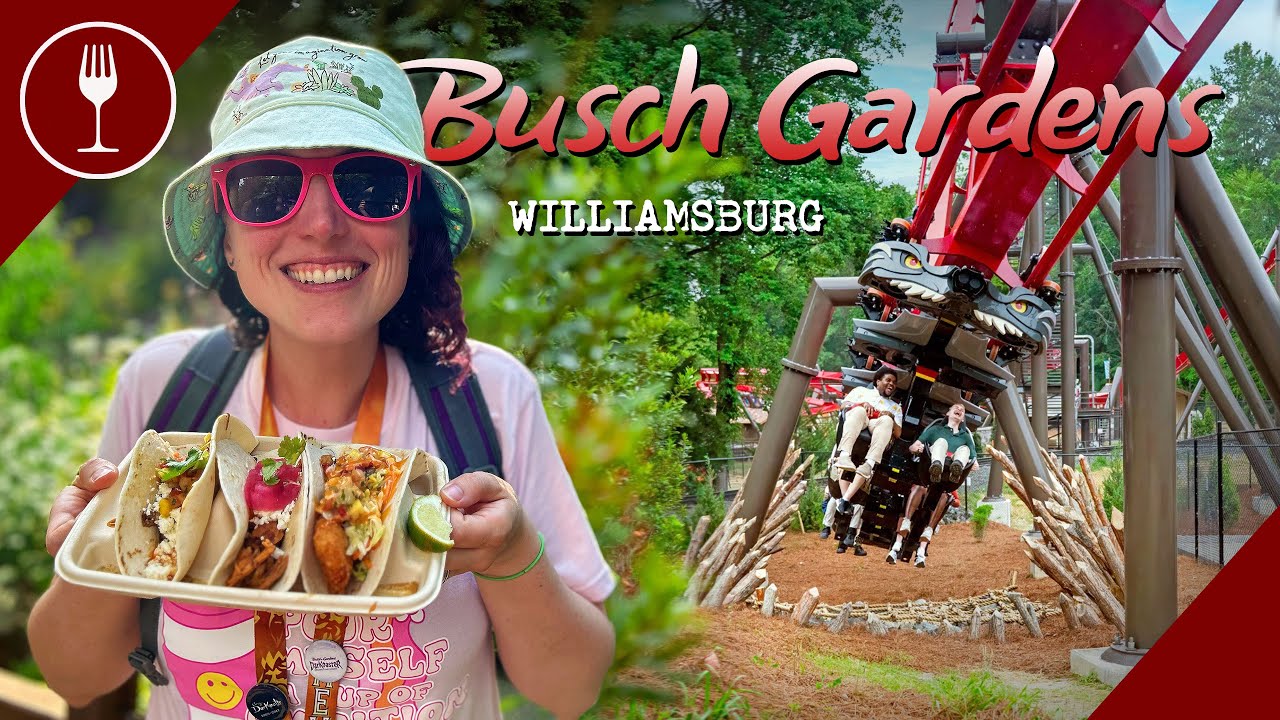 VLOG: Busch Gardens Williamsburg 2025 | Food & Wine Festival and Big Bad Wolf: The Wolf's Revenge!