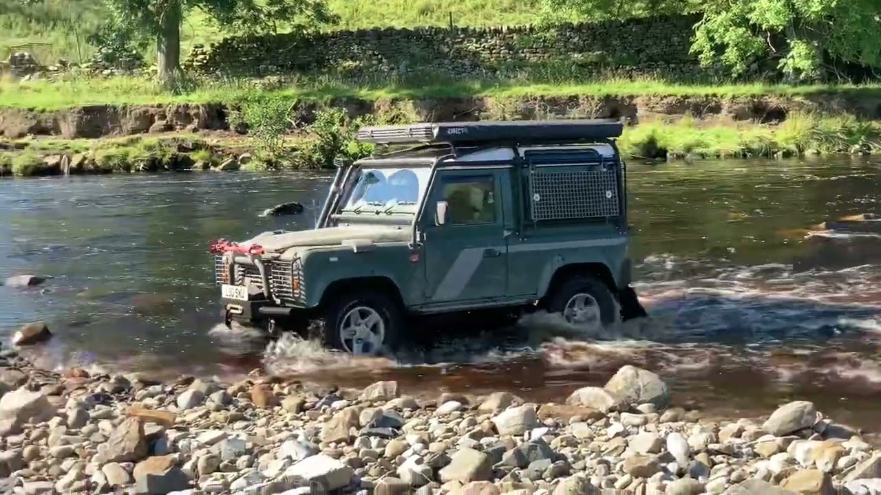 Epic river crossing in the North Pennines