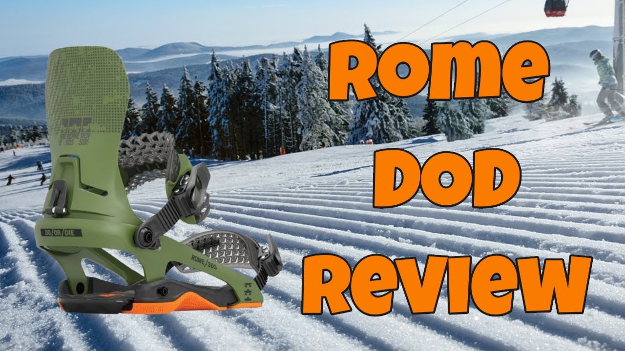 The 2024 Rome DOD Snowboard Binding Review