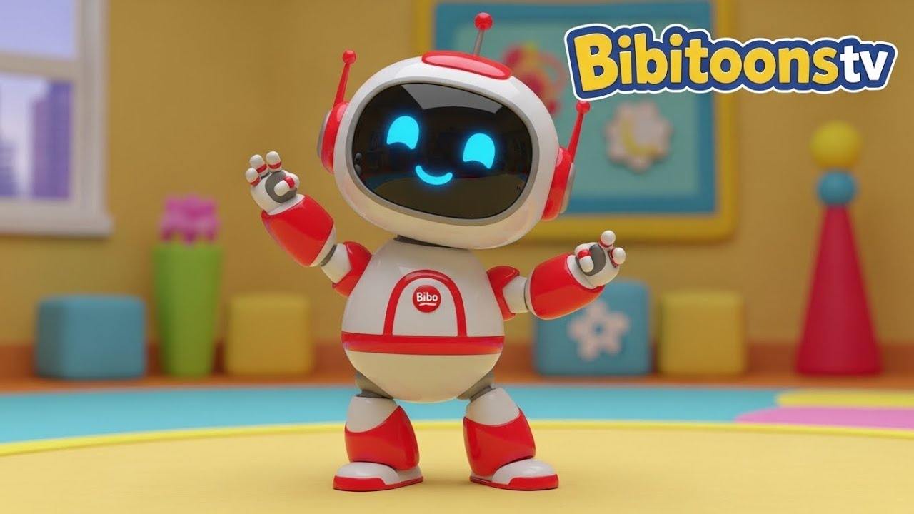 Bibo Robot Dance | Bibitoonstv Kids Songs | Fun & Educational Animation