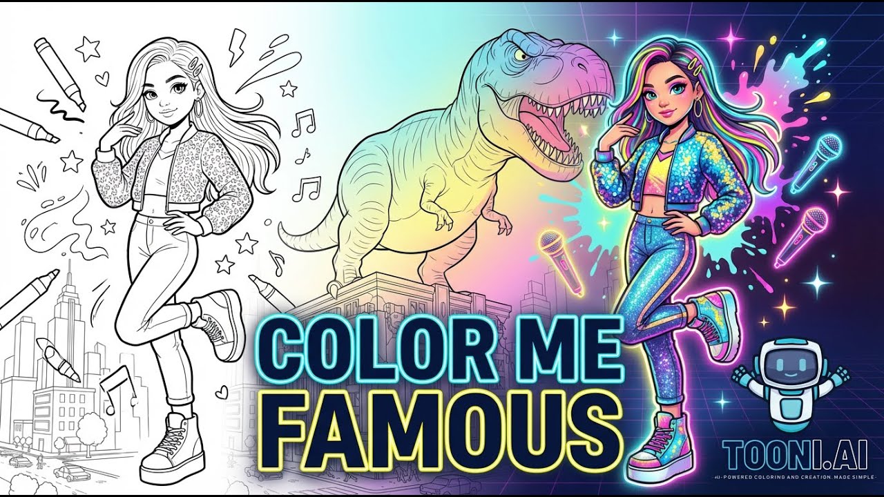 TOONI.AI Presents new Single "Color Me Famous" HOT!!! 