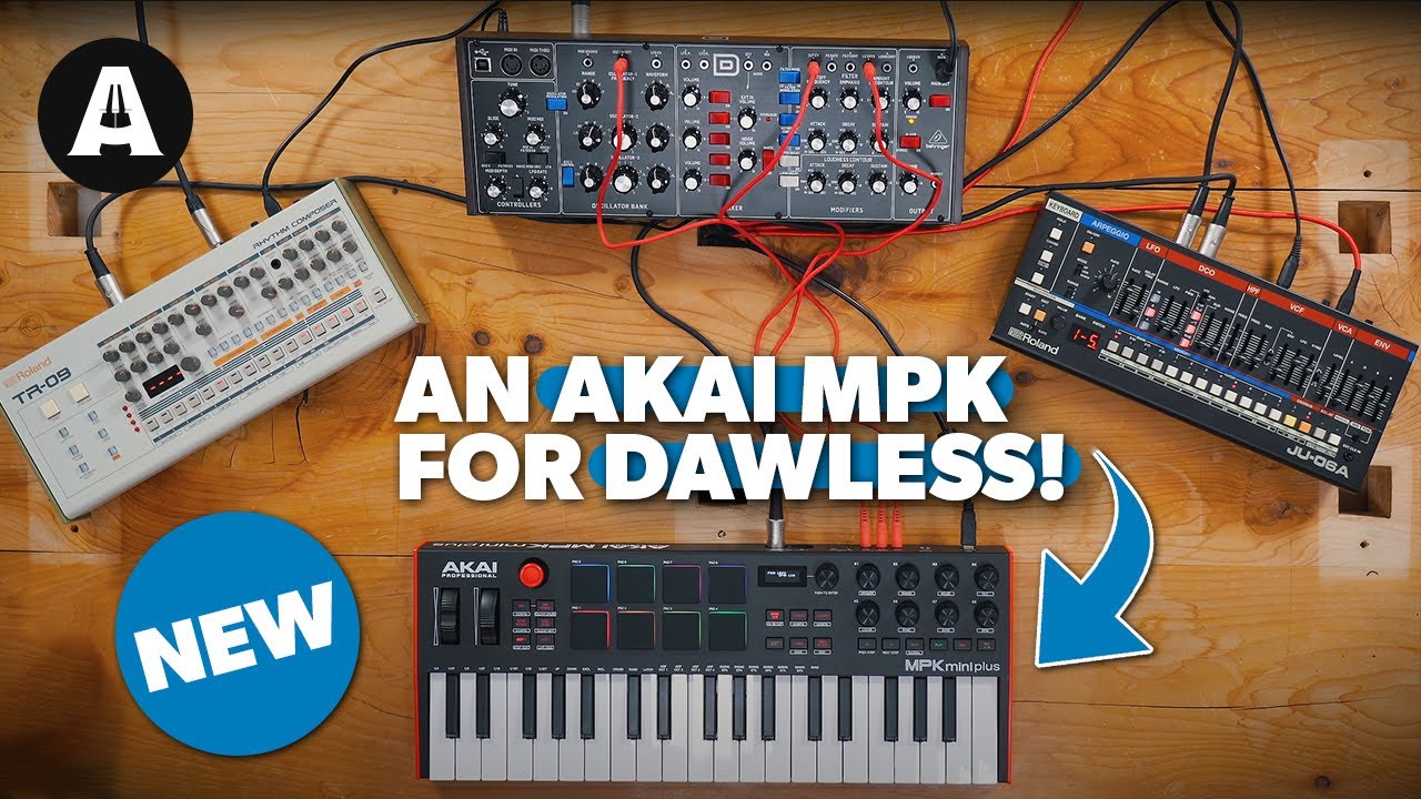 НОВЫЙ Akai MPK Mini Plus — секвенсор, элементы управления DAW и многое другое!