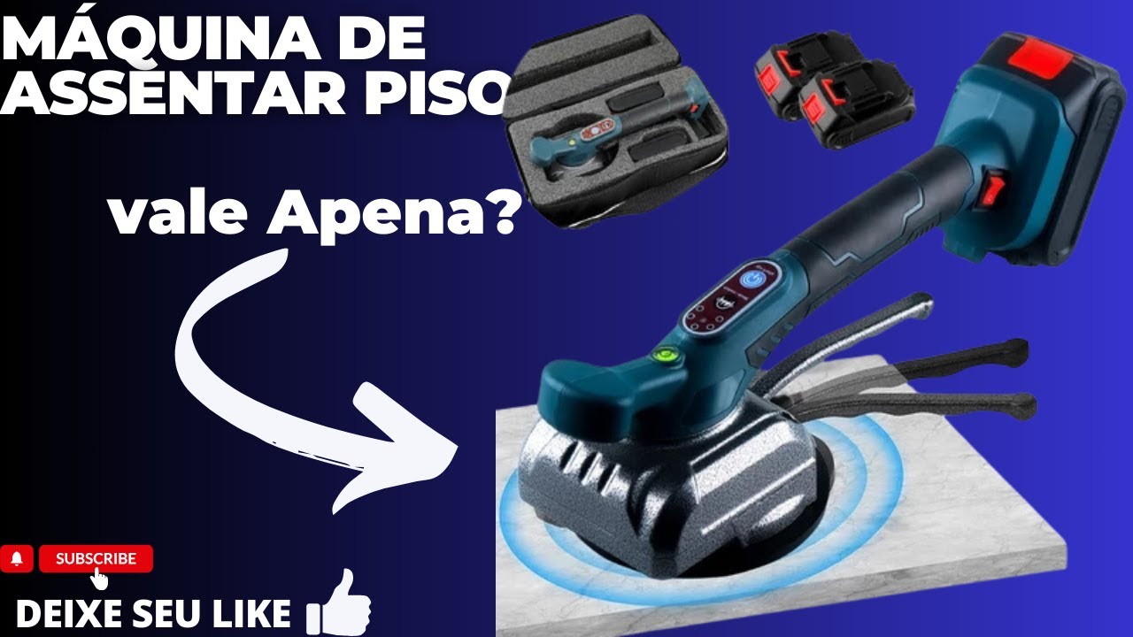 Máquina de Assentar Piso a Bateria: Agilidade e Perfeição na Sua Obra!