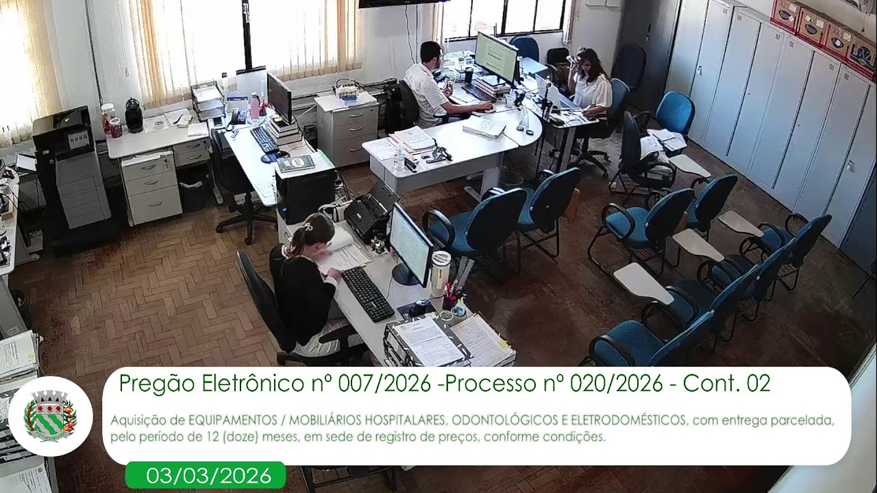 Pregão Eletrônico nº 007/2026 -Processo nº 020/2026 - Cont. 02