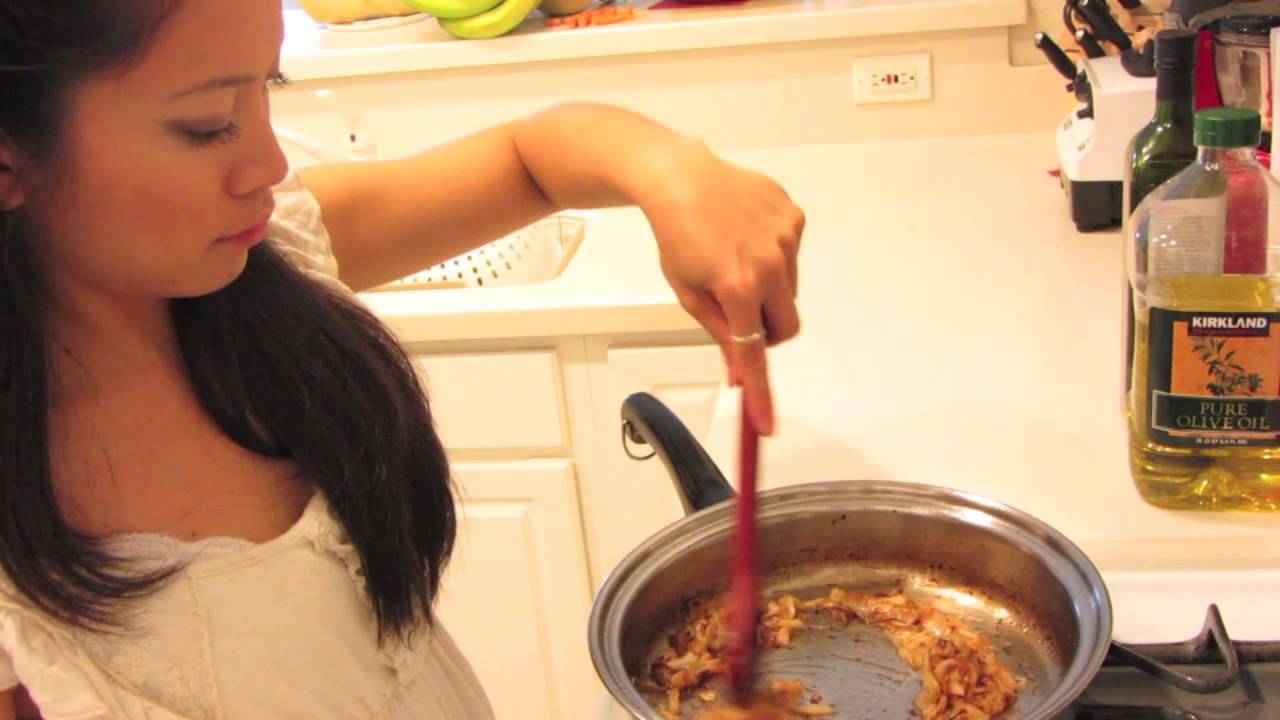 ASMR 3D Cooking you Caramelized Onions