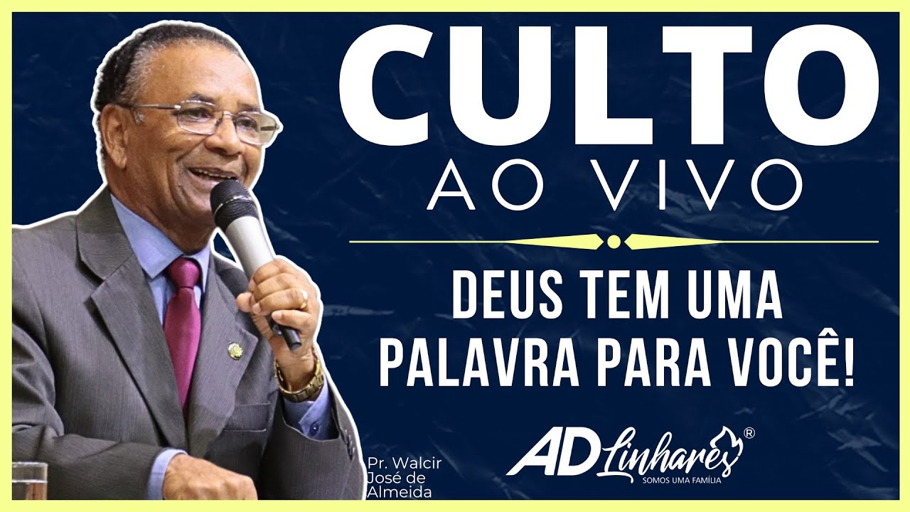 Culto AO VIVO da Assembleia de Deus - Culto de Domingo - 21/07/2024