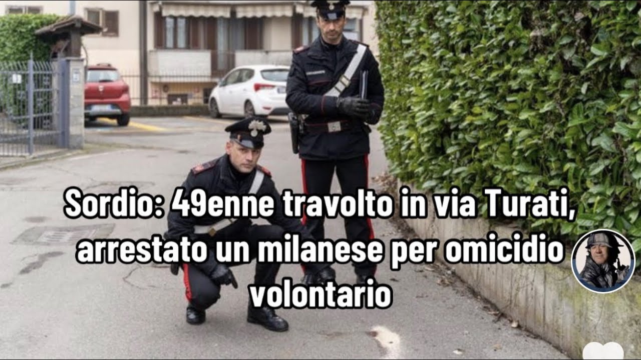 Sordio: 49enne travolto in via Turati, arrestato un milanese per omicidio volontario