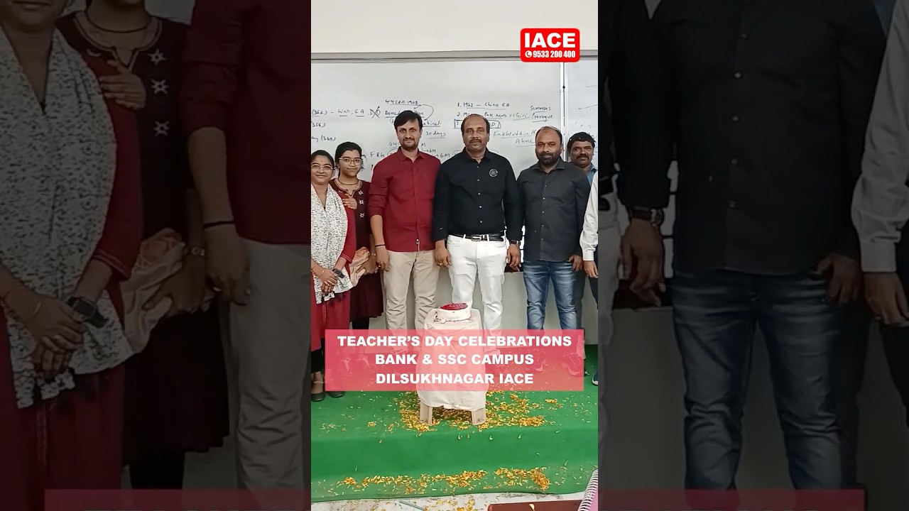 Teacher's Day Celebrations 2025 | Bank & SSC Campus | Dilsukhnagar IACE
