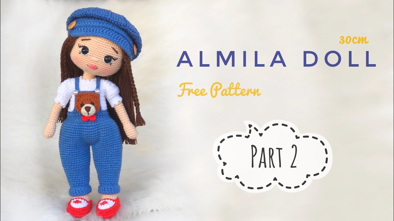 АМИГУРУМИ |  ЧАСТЬ 2 |  Кукла Альмила ( как сделать? )