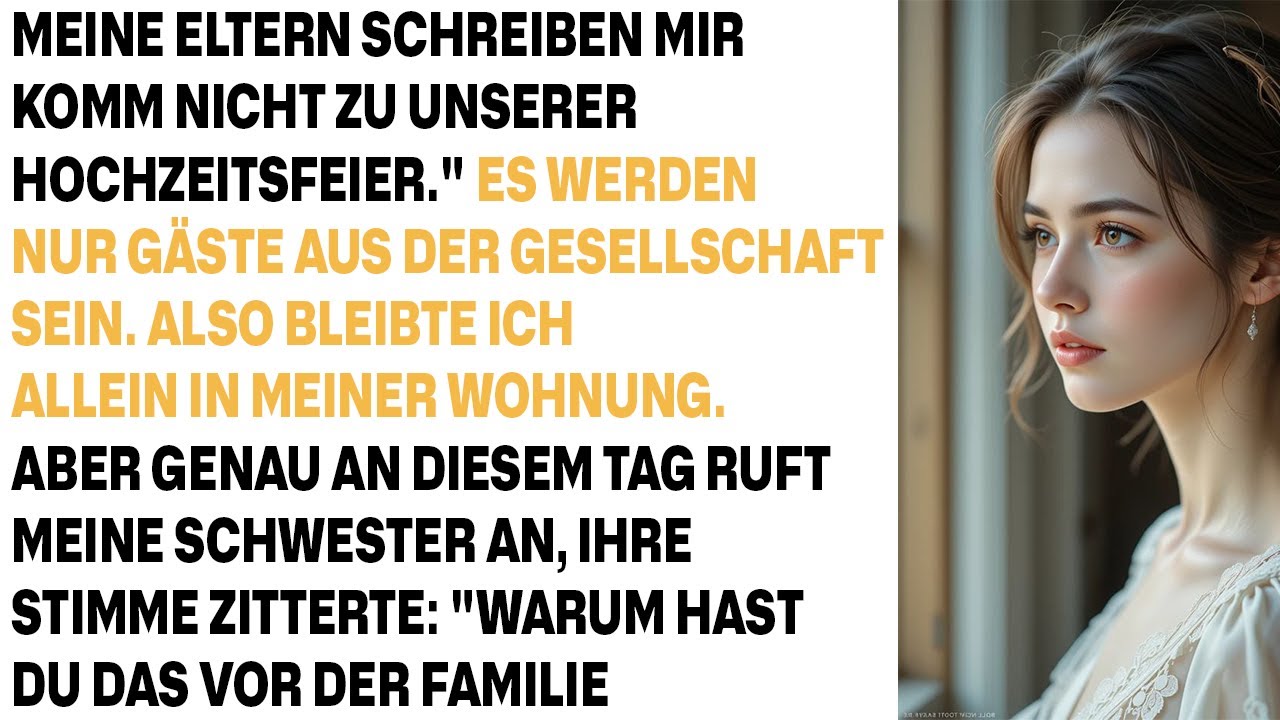 Meine Eltern texteten: Komm nicht zur Jubiläumsfeier, nur Elite eingeladen – doch dann sahen