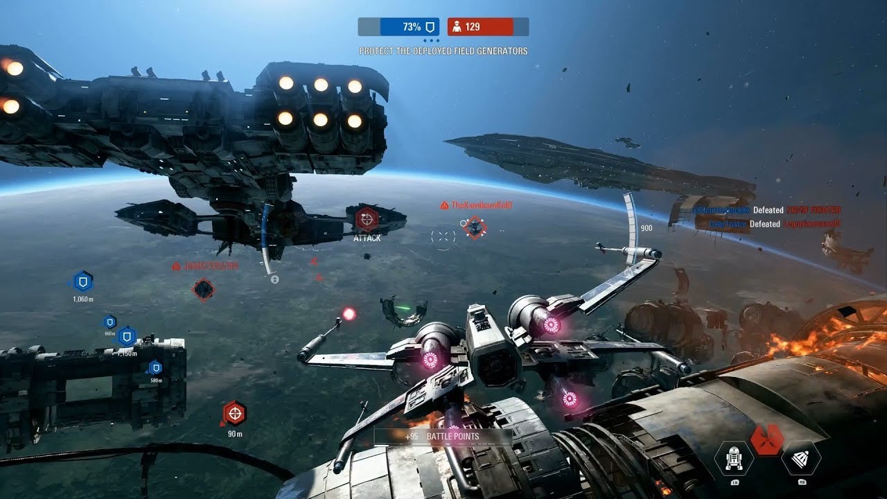 Star Wars Battlefront 2: Starfighter Assault Gameplay (No Commentary)