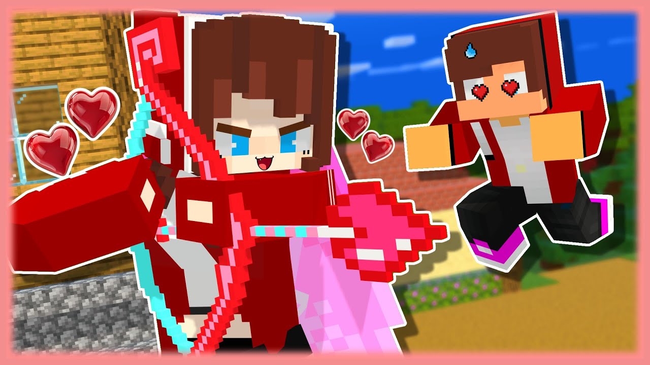 Maizen: Love at the Cupid's arrow of Love💘 - Minecraft Animation [Maizen Mikey and JJ]