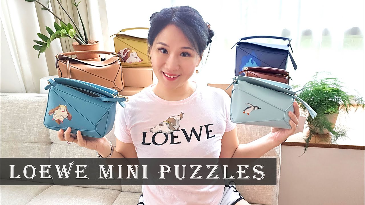 Loewe Mini Puzzle Edge vs Classic Review Comparison ft  Satin Calfskin