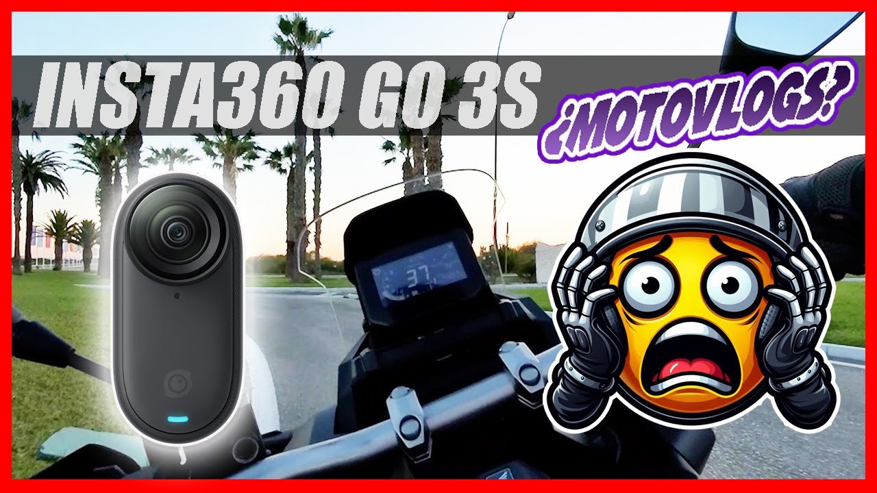 🧐¿Vale la Insta360 GO3S para Motovlogs?🏍️