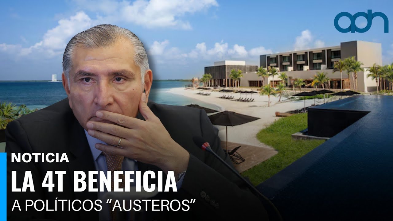 ¿Y la austeridad? Captan a Adán Augusto en lujoso hotel de Cancún