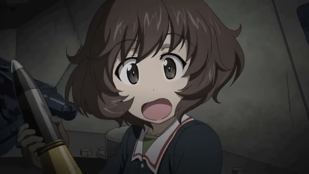 Girls und Panzer but it's only them loading a shell