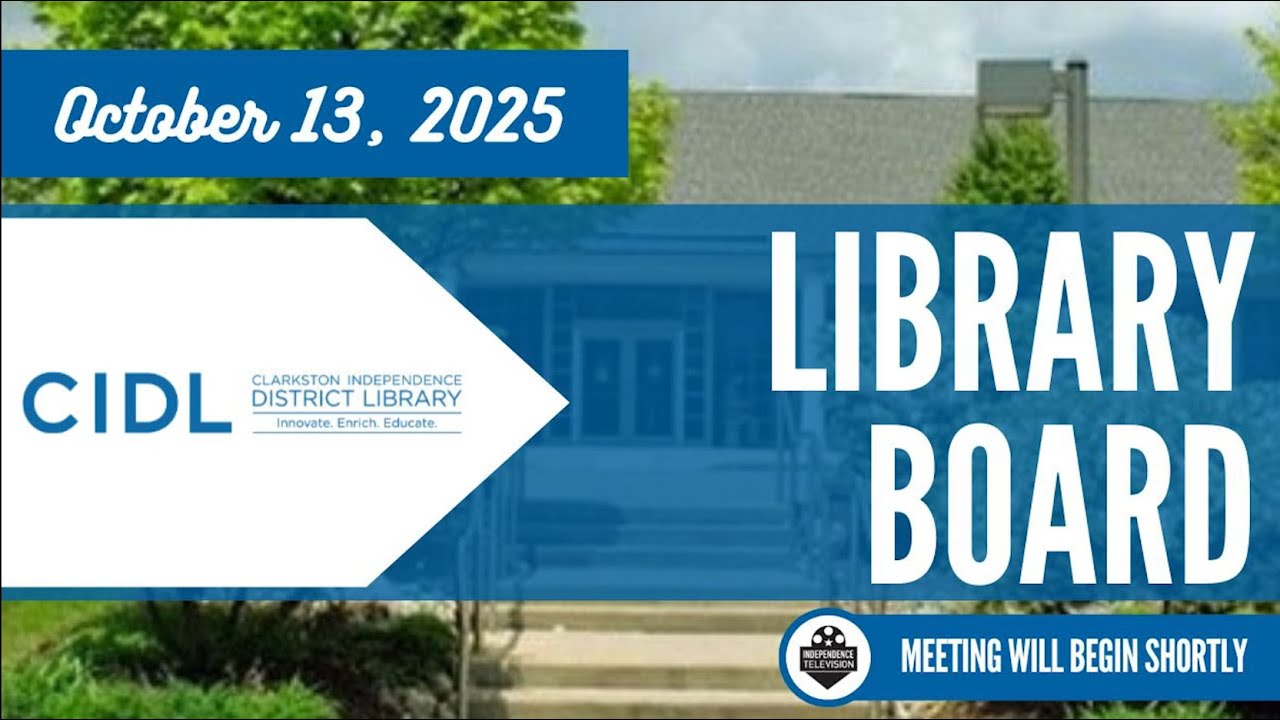 CIDL Regular Board Meeting October 13, 2025
