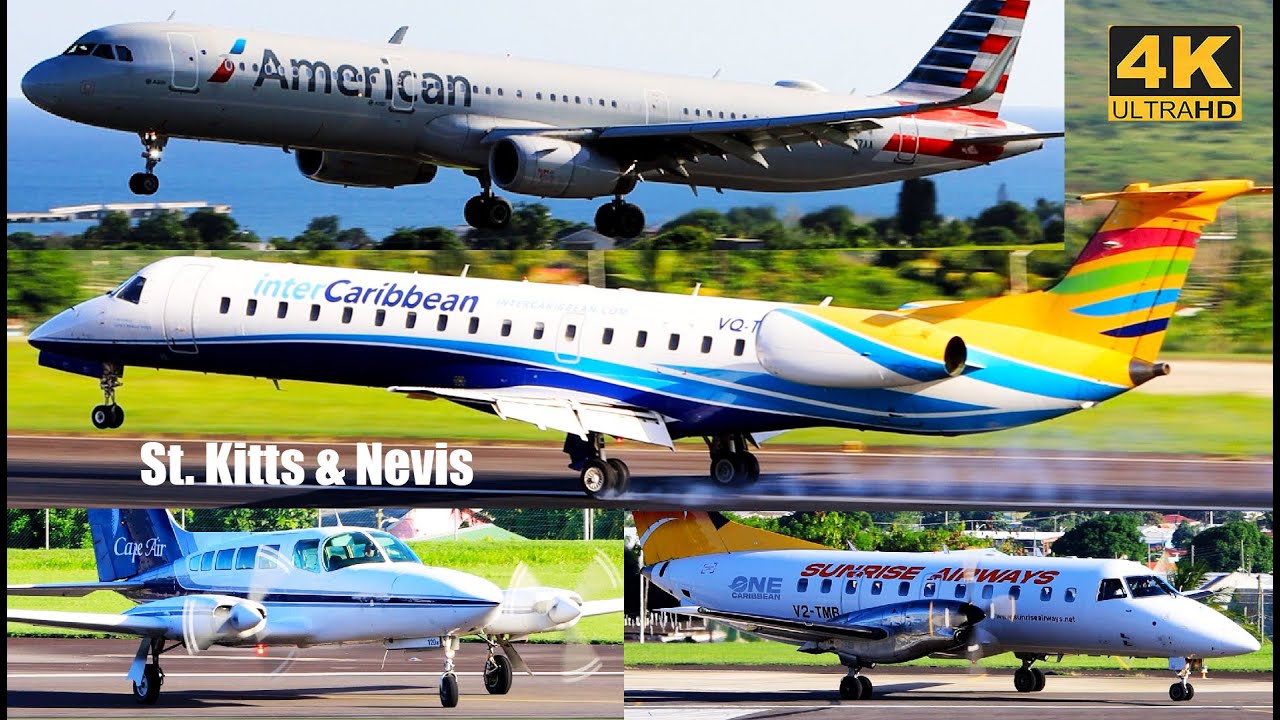 Regional & Int'l Plane Spotting @ SKB | TKPK, ER-J145, EMB-120, A320, Short 360, Cessna 402...