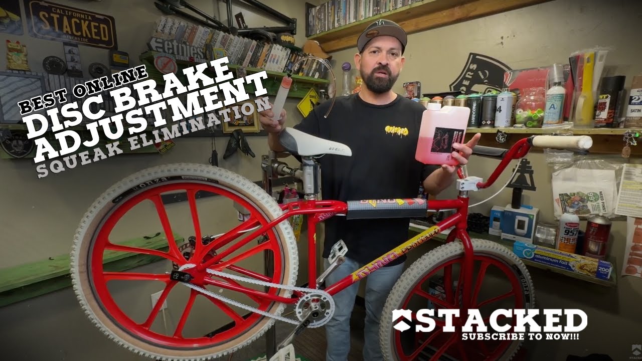 Bicycle disc brake adjustment- squeaking - pad replacement - problem solving