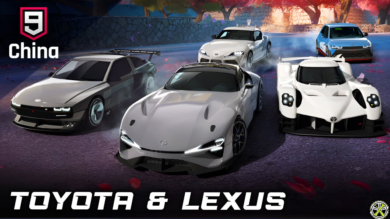 Toyota & Lexus Update Patch Notes & Calendar: Asphalt 9 China